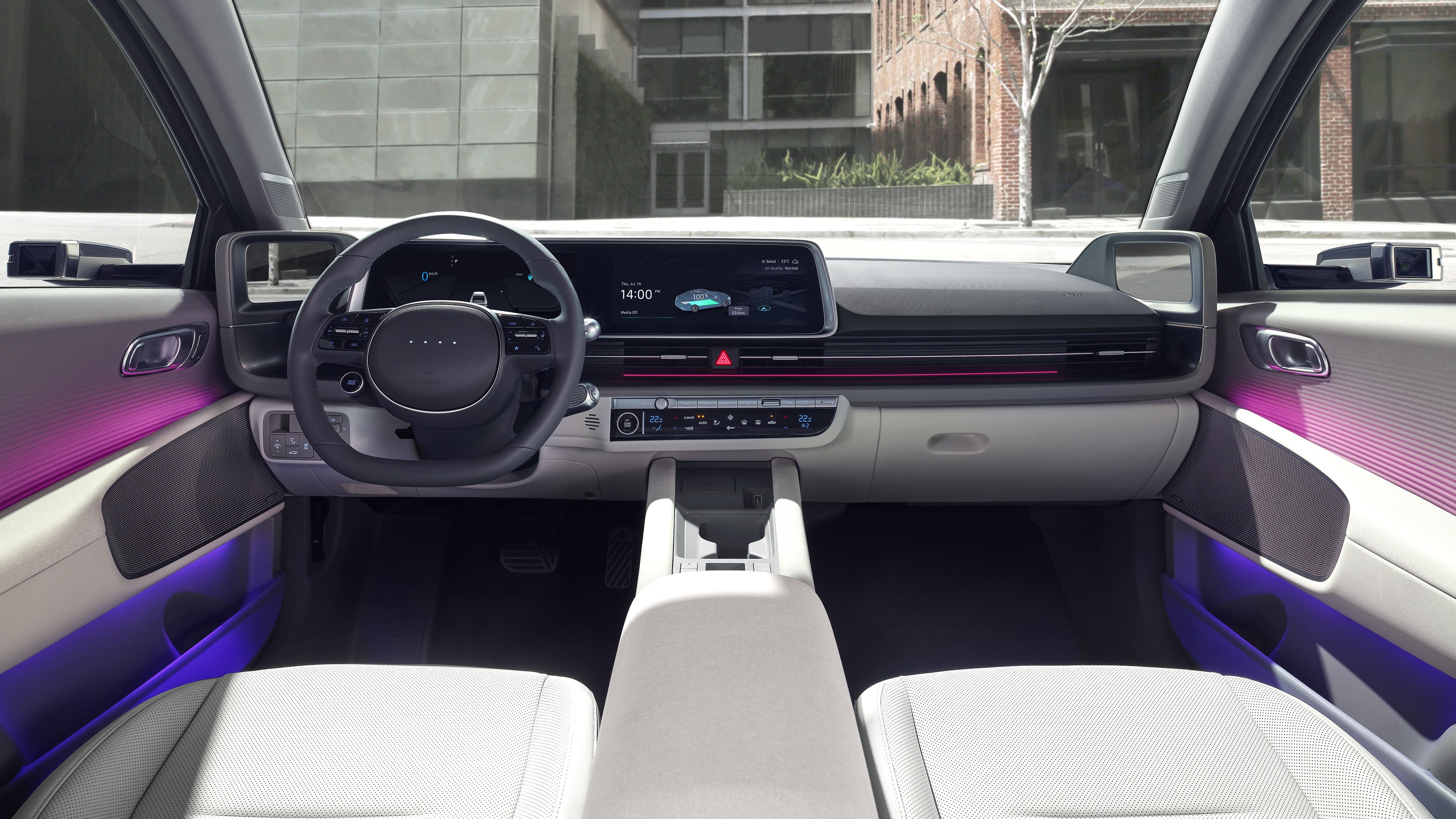 Intérieur de la Hyundai IONIQ 6