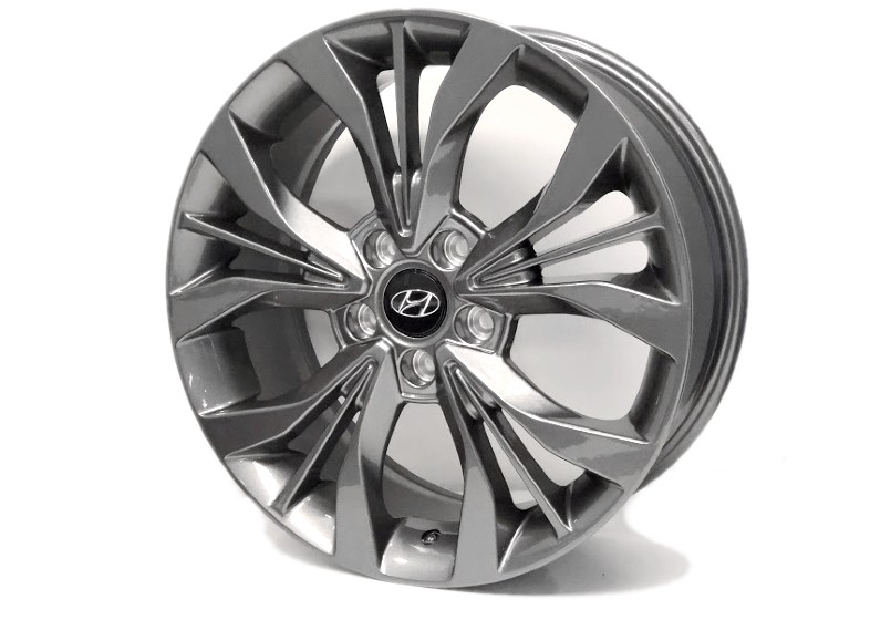 18" Gunmetal Geometric Spoke Alloy Wheel