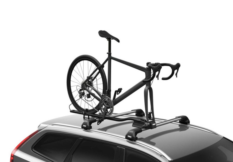 Upright Bike Carrier Fork Mounted Front Wheel
