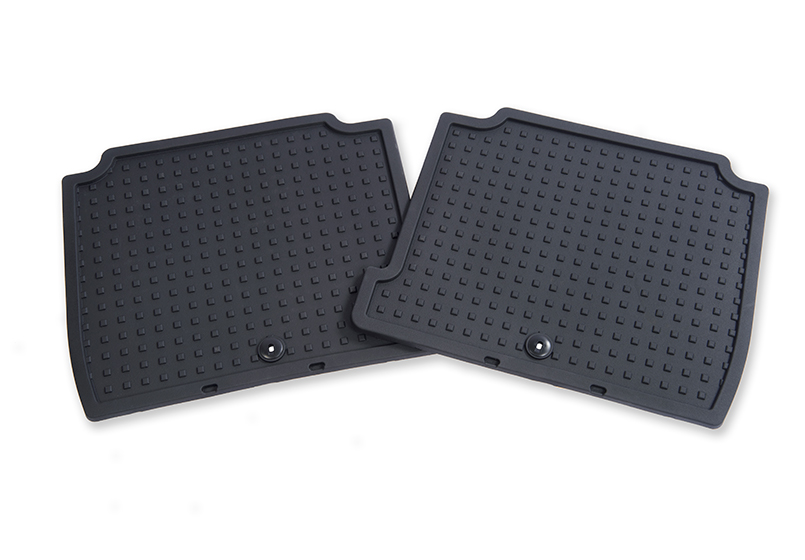 Rubber Floor Mats - Rear
