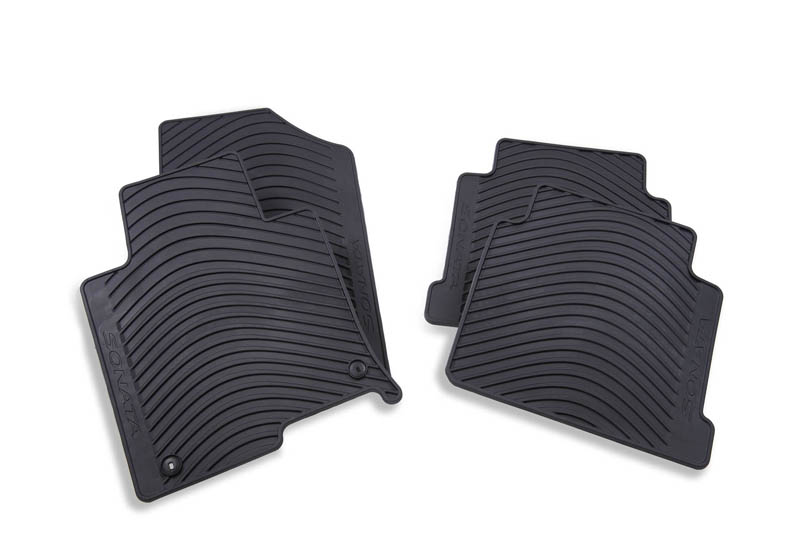 Rubber Floor Mats - Front & Rear