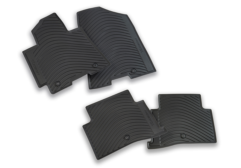 Rubber Floor Mats - Front & Rear