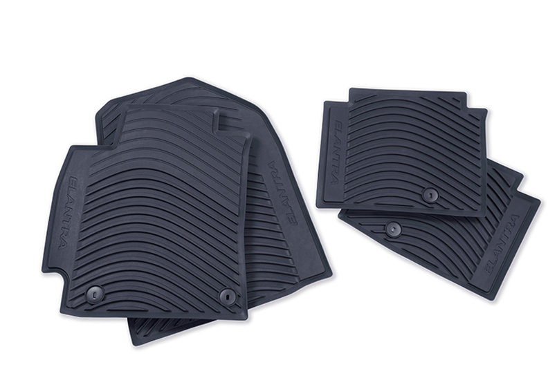 Rubber Floor Mats - Front & Rear