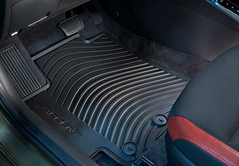 Rubber Floor Mats - Front & Rear