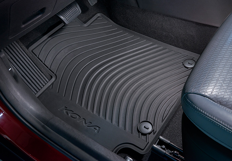 Rubber Floor Mats - Front & Rear