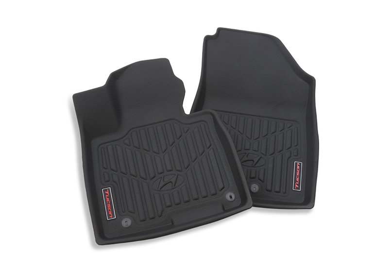 Premium All Weather Floor Liners Red Badge Front