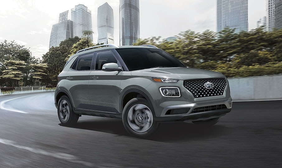 Side exterior view of the Hyundai VENUE