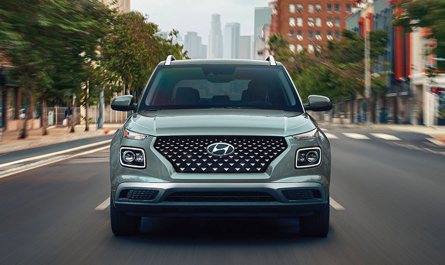 Front exterior view of the Hyundai VENUE