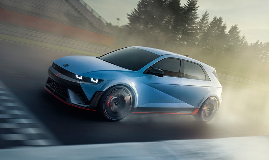 Vue extérieure avant de l'IONIQ 5 N.