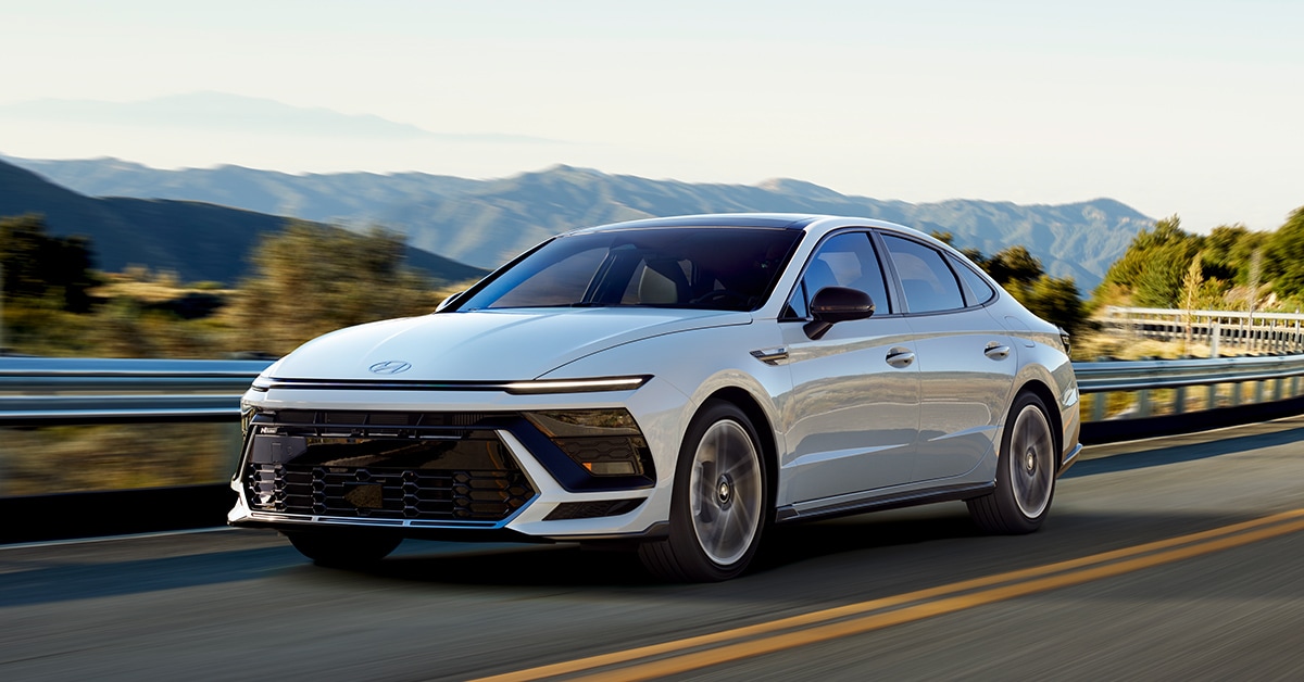 Front exterior view of Hyundai SONATA N Line