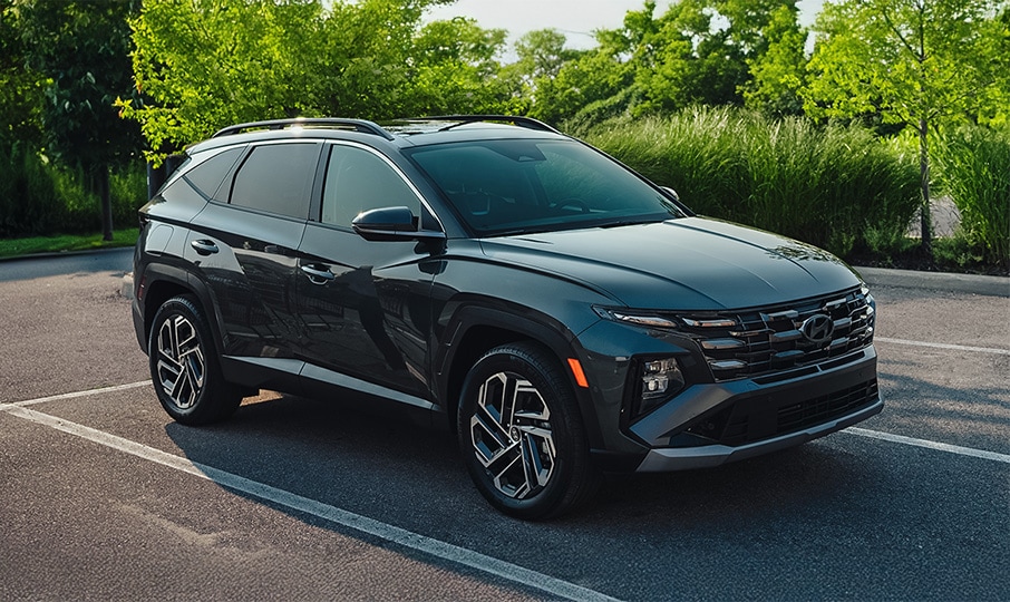 Side exterior view of the Hyundai TUCSON