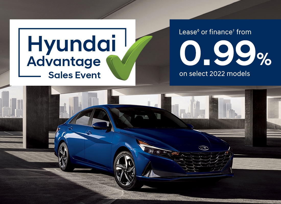 Hyundai Advantage Sales Event.
