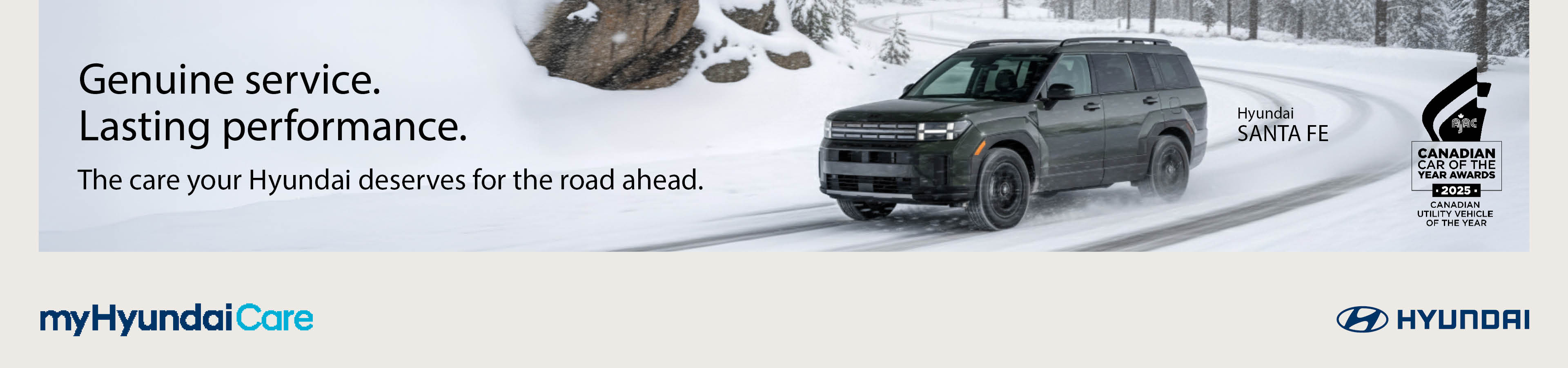 Genuine service. Lasting performance. The care your Hyundai deserves for the road ahead. 