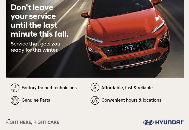 Don't leave your service until the last minute this fall.
