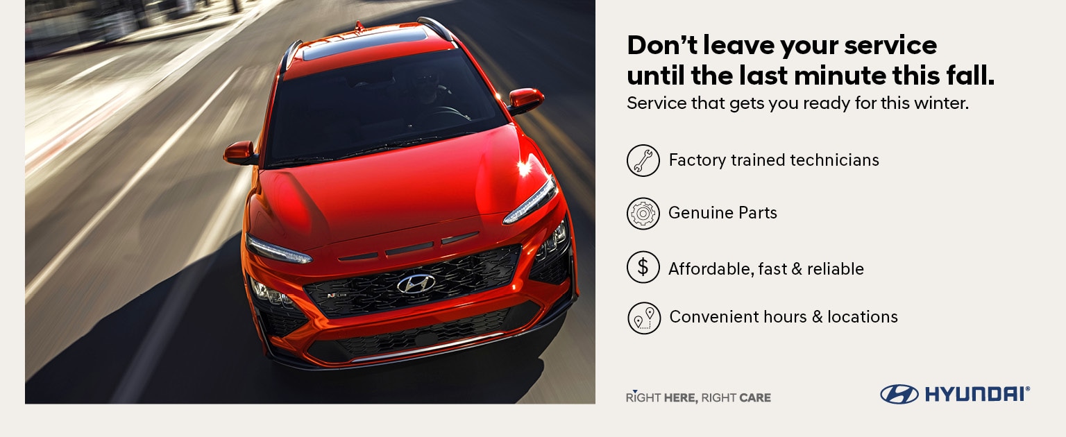 Don't leave your service until the last minute this fall.
