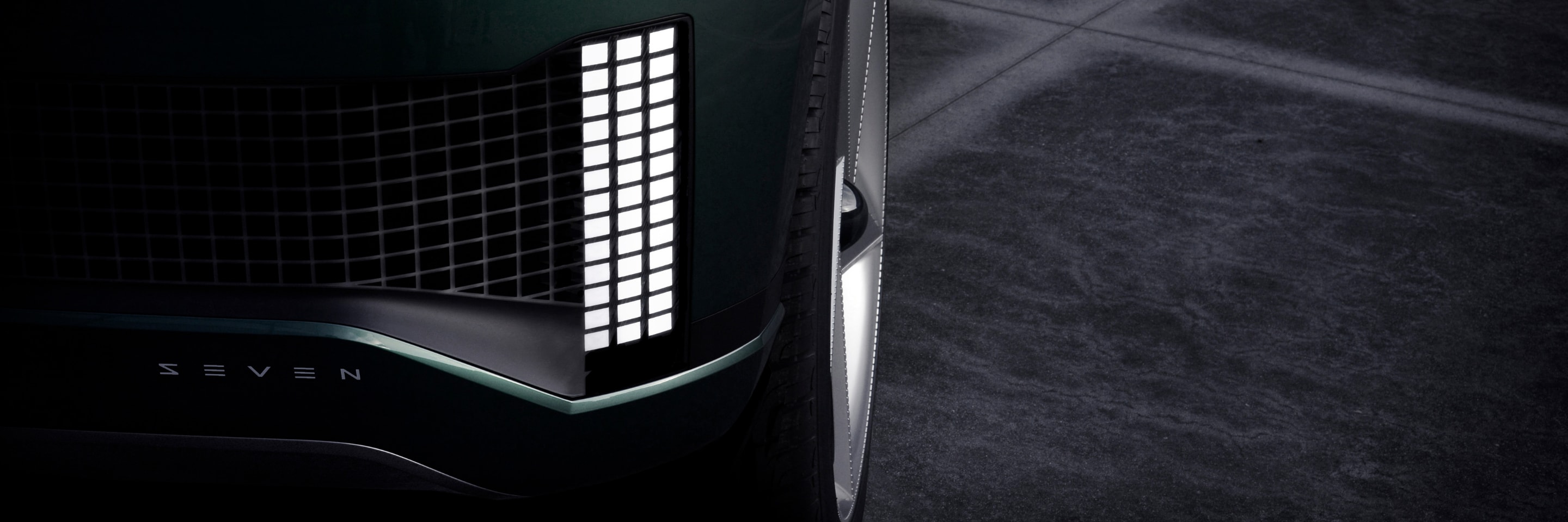 Hyundai Motor Teases Sneak Peek of SEVEN, All-Electric SUV Concept