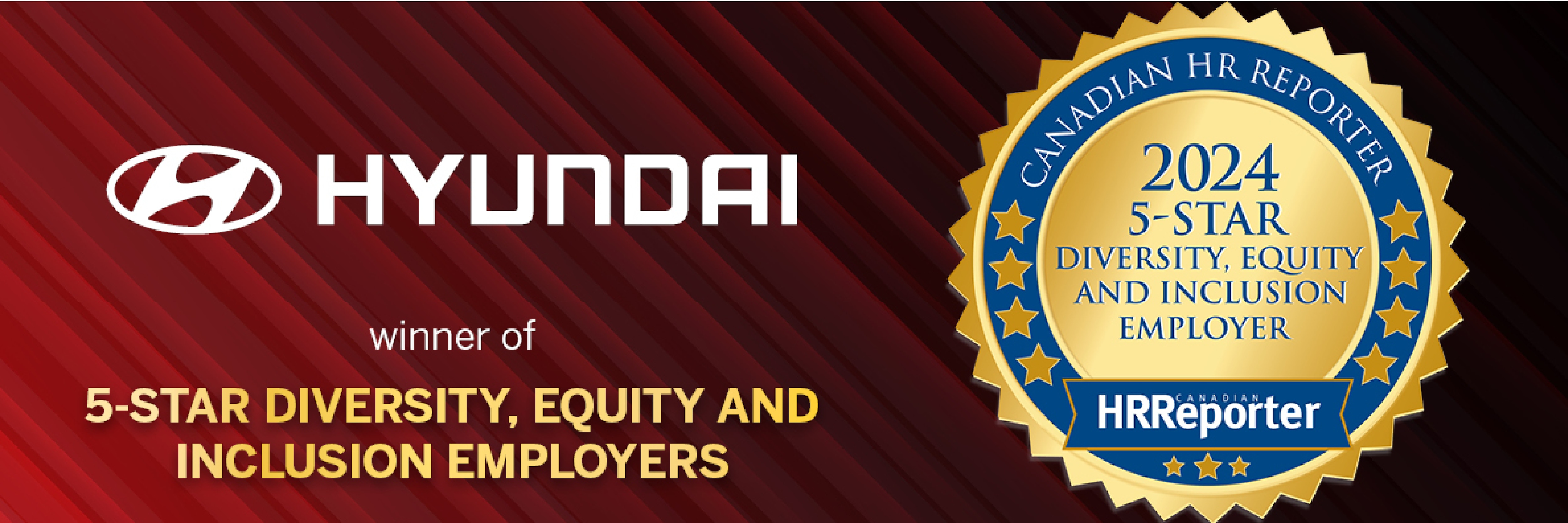 Hyundai Canada named Five-Star Diversity, Equity, and Inclusion Employer for second consecutive year