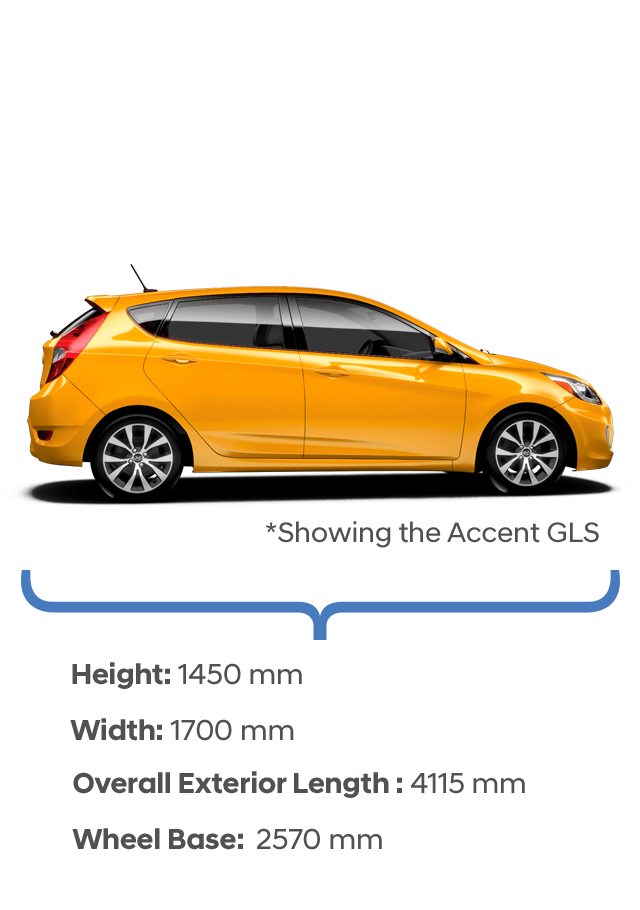 Height And Width Specification | Hyundai 5-Door Hatchback Sports Sedan  