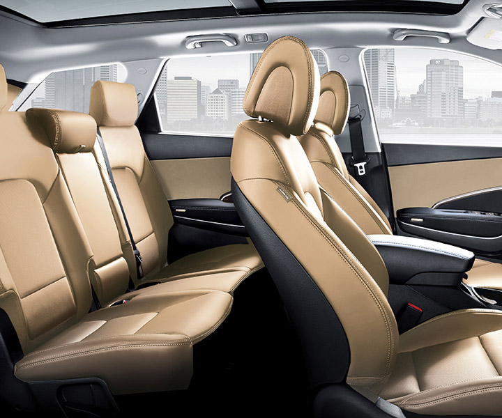 Santa Fe Xl 2017 7 Penger All Comfort Suv Hyundai Canada Road Trip Seating For 6 Or 7 Pengers Image Of Hyundai Santa Fe Xl 2017