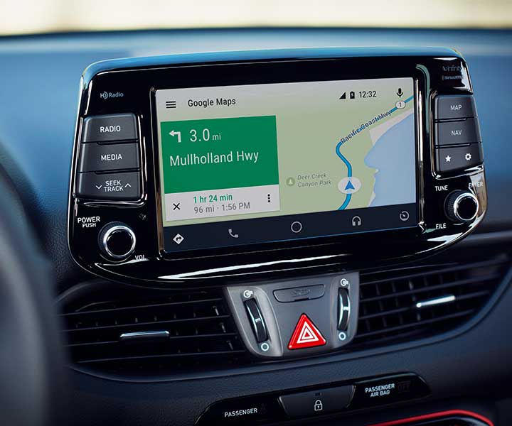 Photo of the Hyundai 2018 Elantra GT's Android Auto ...
