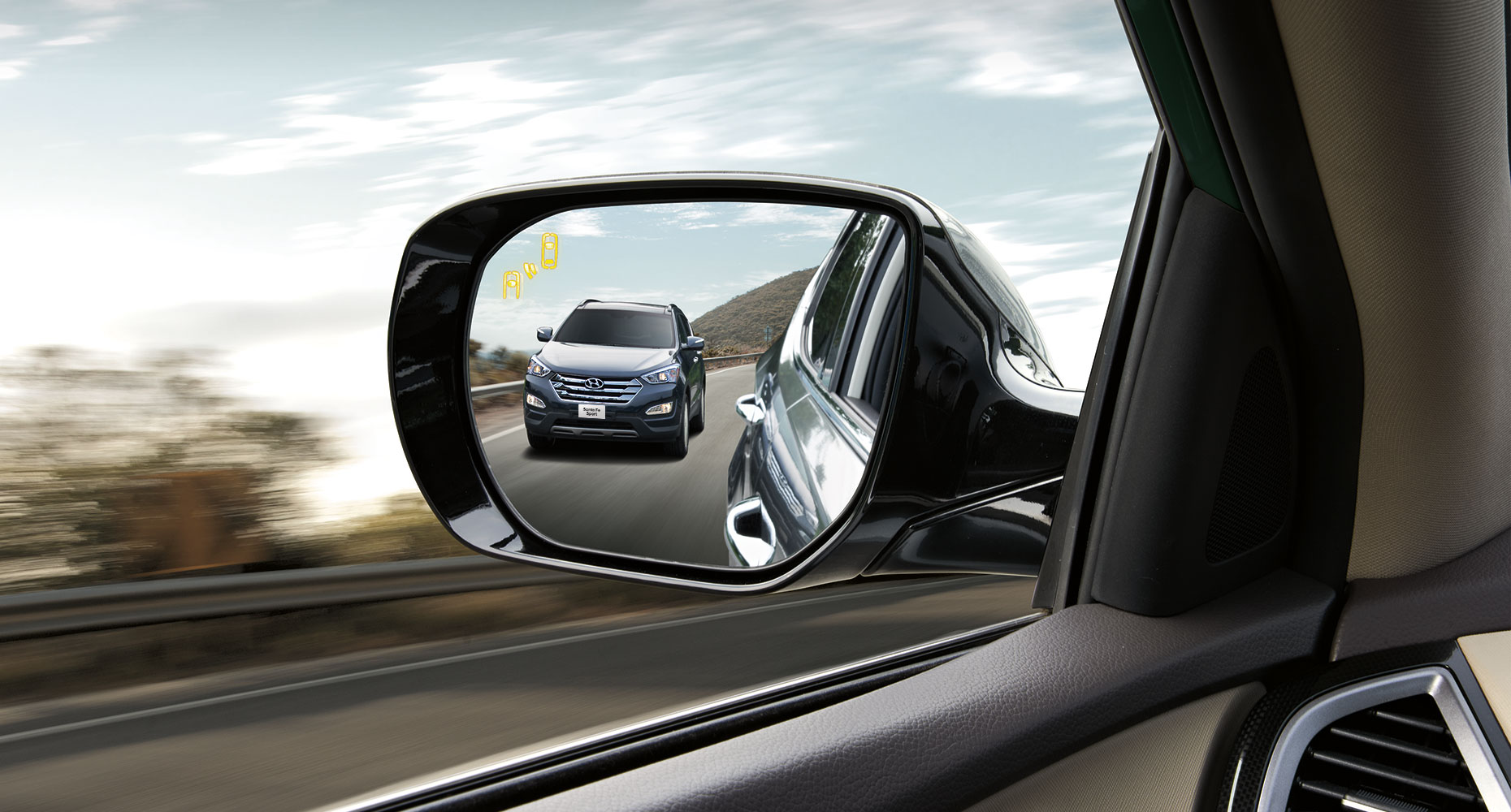 Hyundai Santa Fe Sport 2018 Ious Luxury Suv Canada Blind Spot Detection With Lane Change Ist