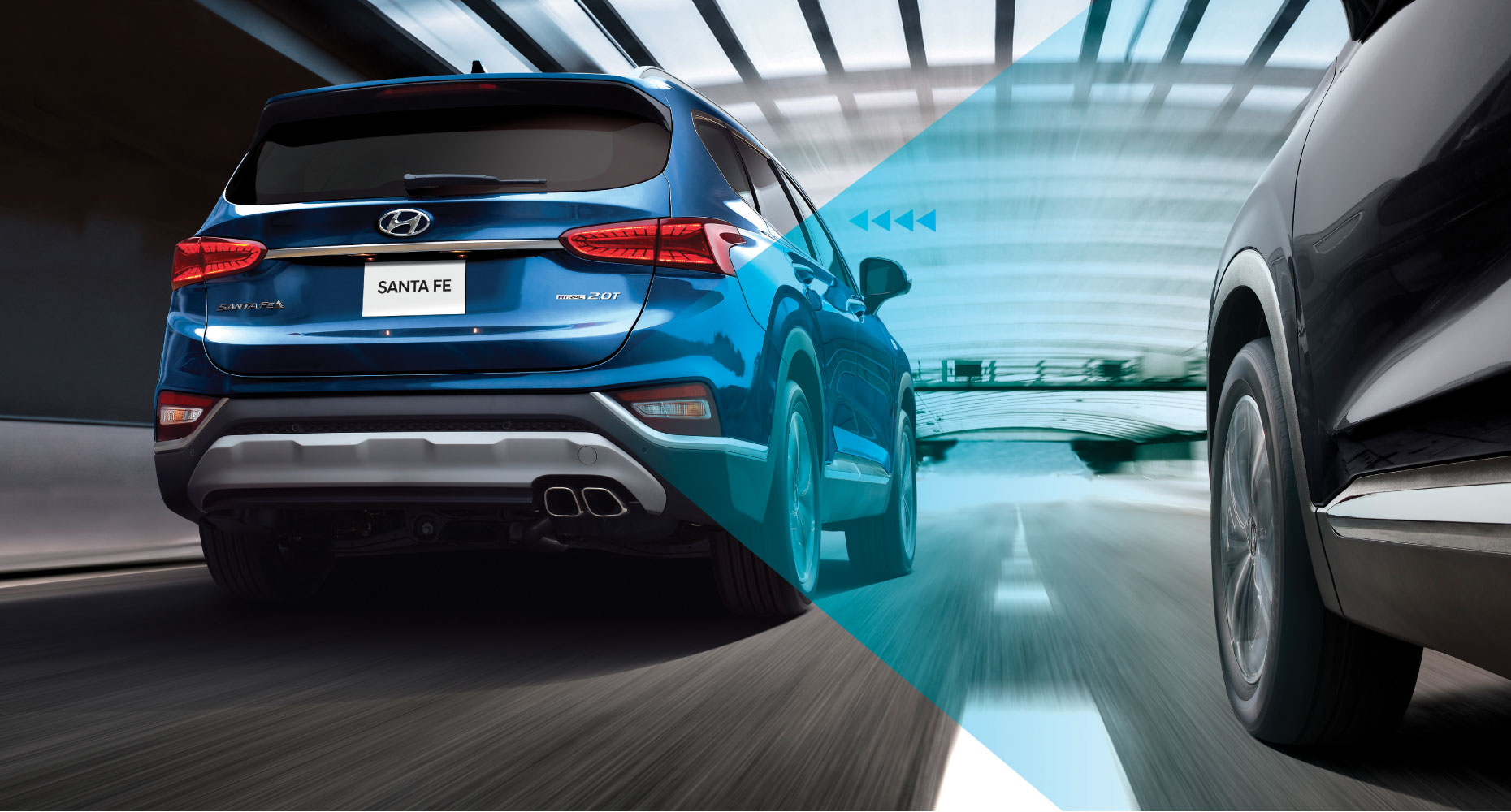 All New 2019 Hyundai Santa Fe Suv Crossover Utility Vehicle Available Blind Spot Collision Avoidance Ist