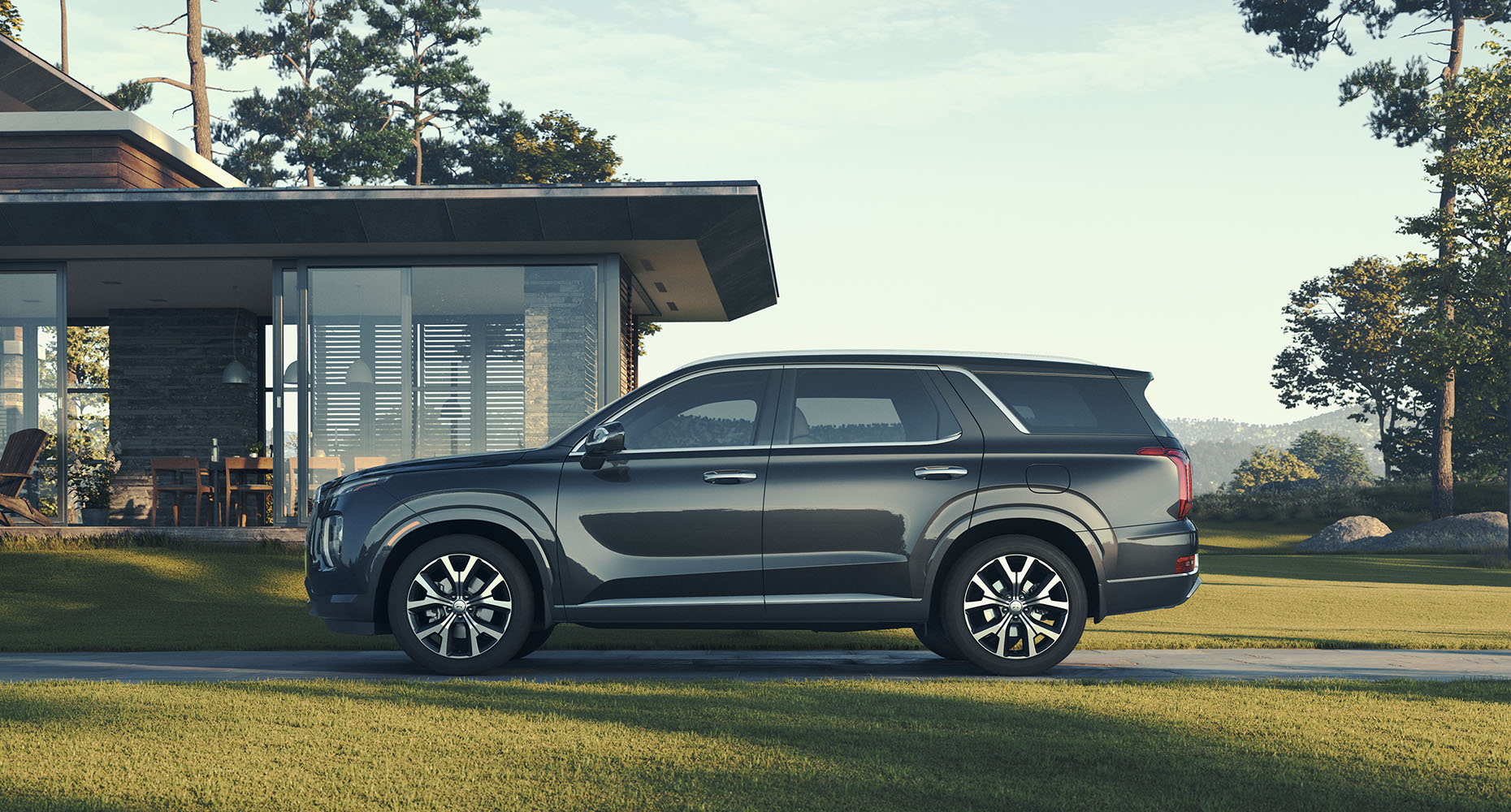 Hyundai Palisade 2023: корейский "палисад" AUTOMPS Дзен