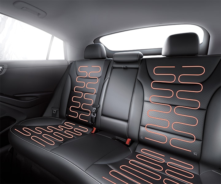 Heated rear seats