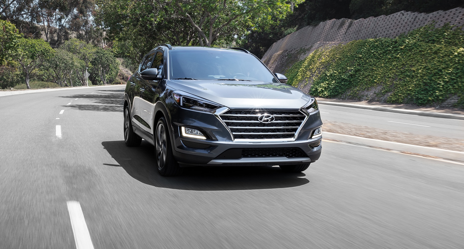 Front grille of the 2020 Tucson.