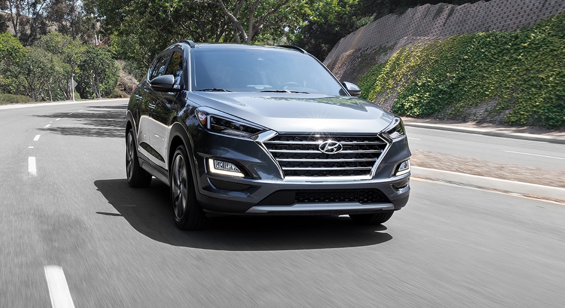 Front grille of the 2020 Tucson.