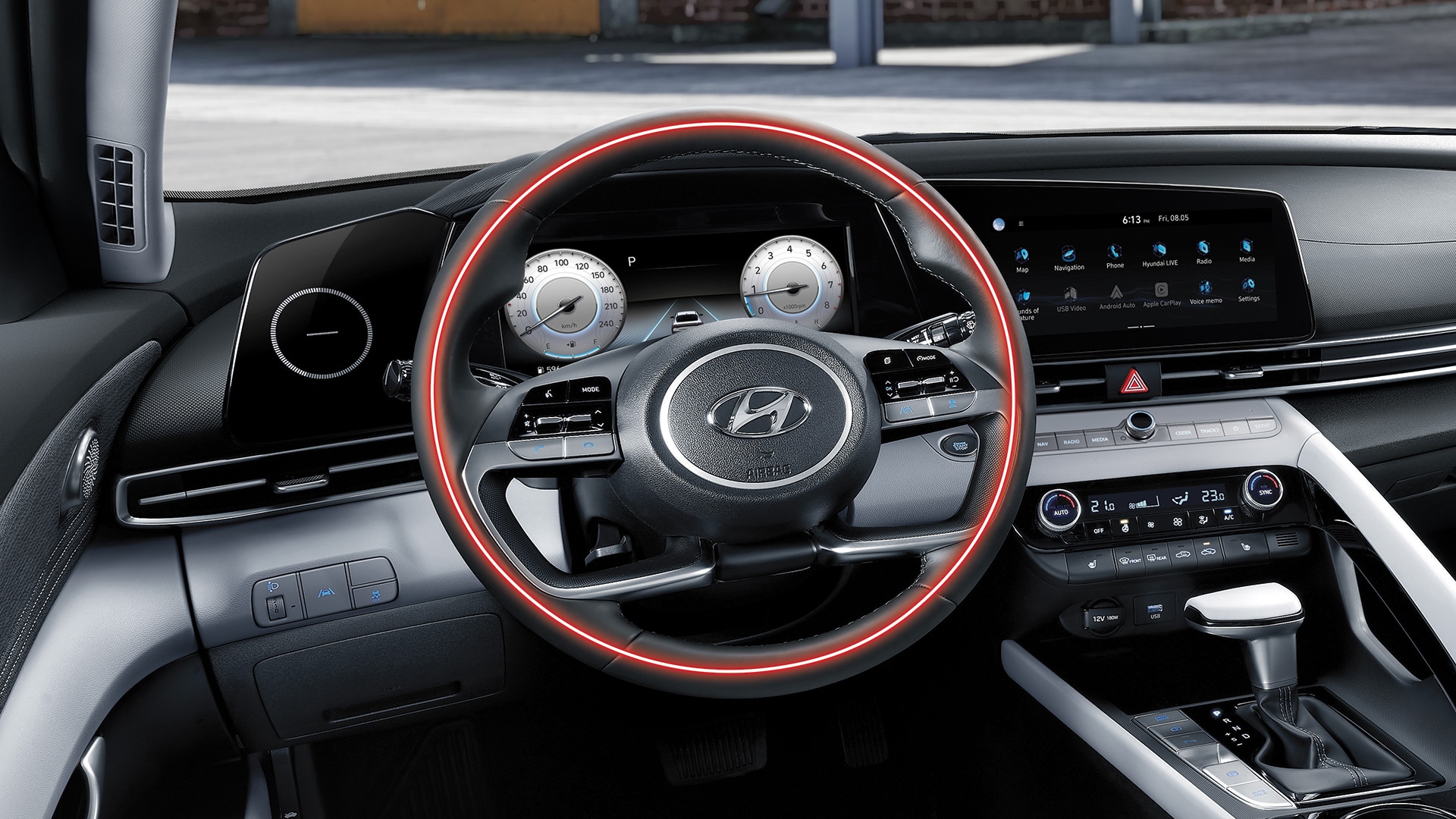 2021 Elantra Stay connected and protected. Hyundai Canada