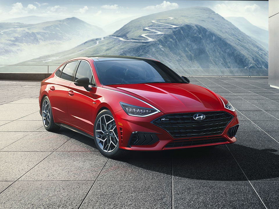 Front exterior of the 2021 Sonata N Line