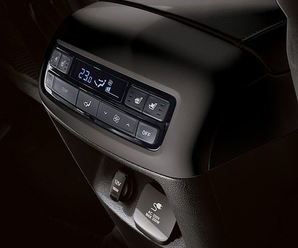 The three zone climate control feature in the 2022 PALISADE