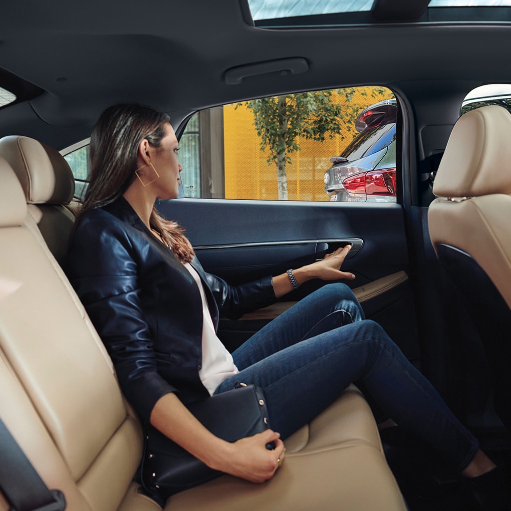 Interior heated front and rear seats in the 2022 SONATA