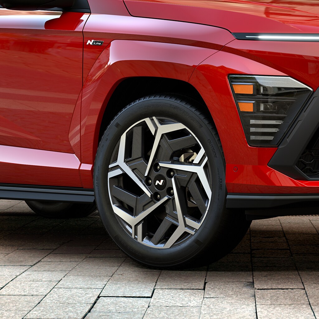 19 inch alloy wheel of a 2026 Kona