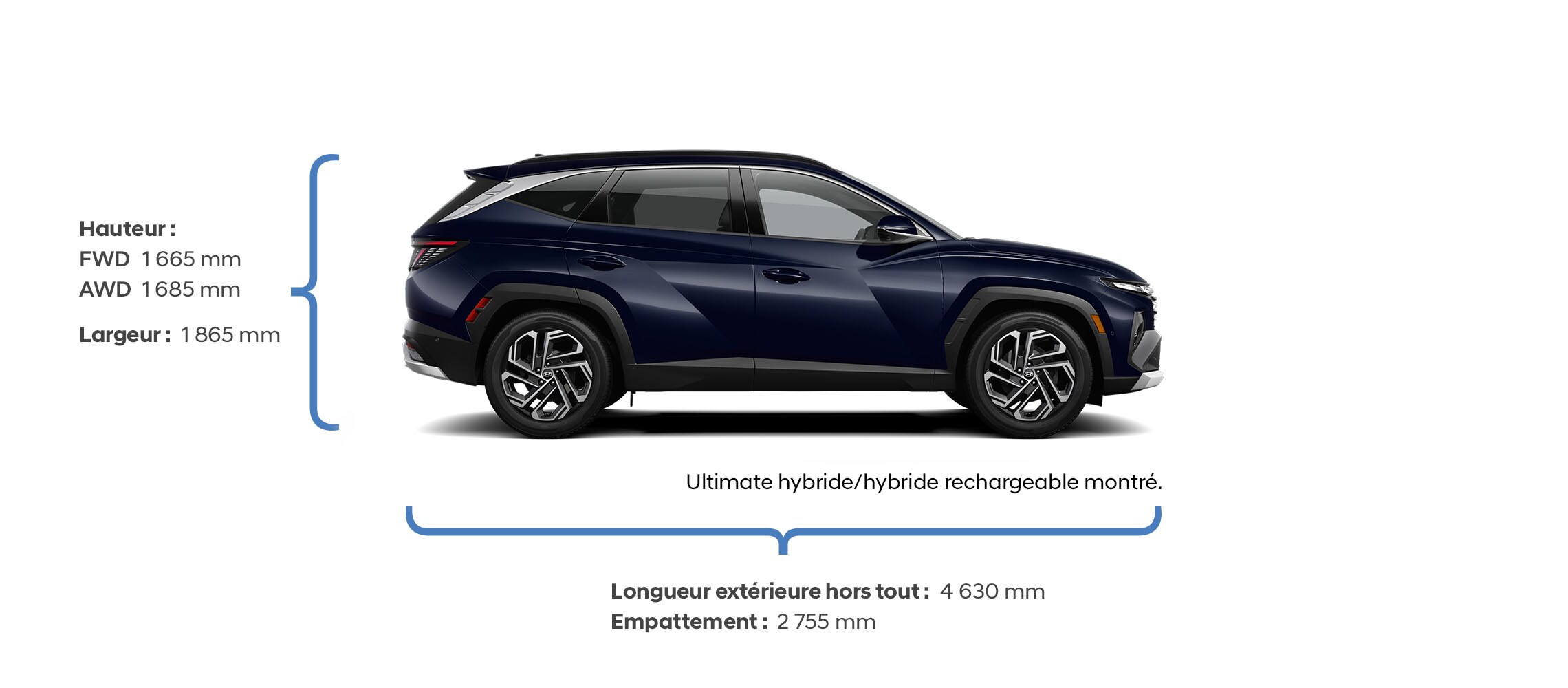 TUCSON 2025 Specs Hyundai Canada