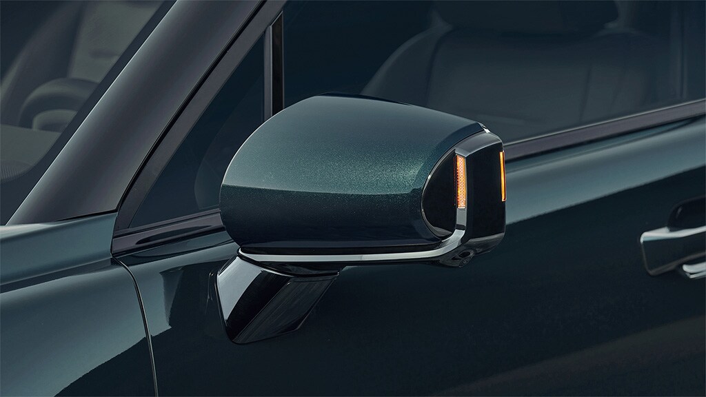 Rétroviseurs rabattables électriquement livrables d'un Palisade 2026