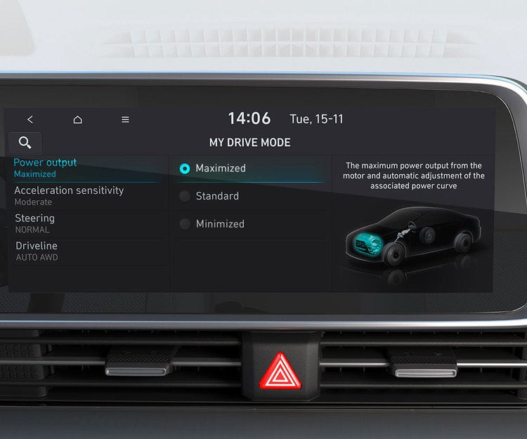 Custom drive mode