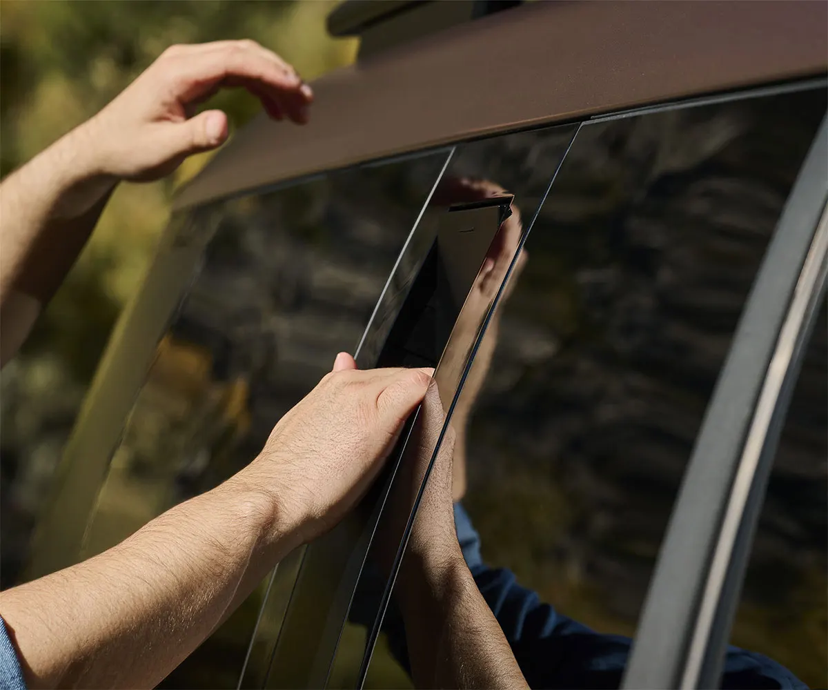 Available hidden C-pillar assist handle