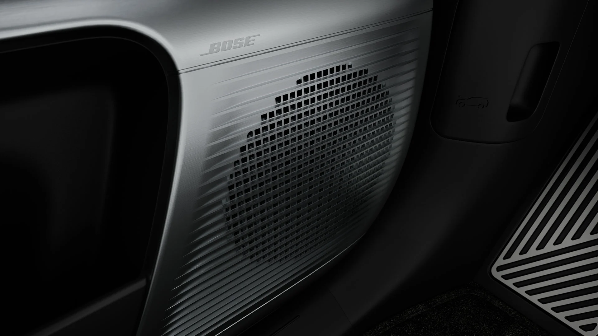 Interior view of the 2027 Hyundai IONIQ 9 available Bose® Premium 14-speaker Audio Speakers