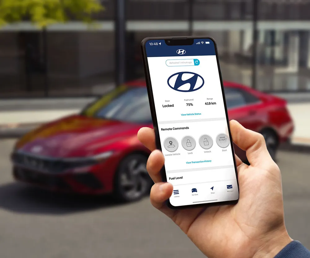 Bluelink&reg; connected vehicle system