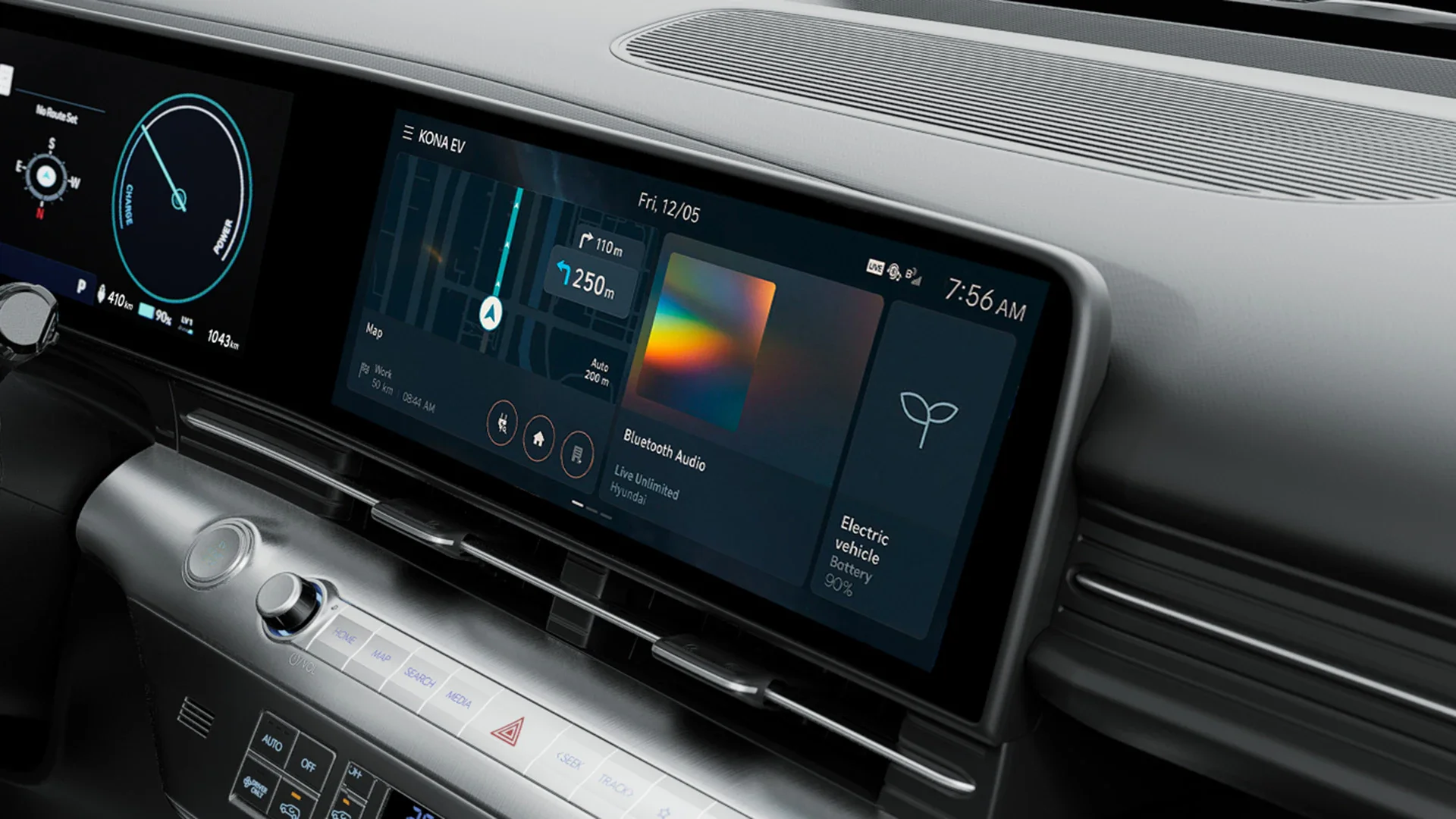 A huge interactive touch-screen makes all the difference for an intuitive experience, especially with GPS.