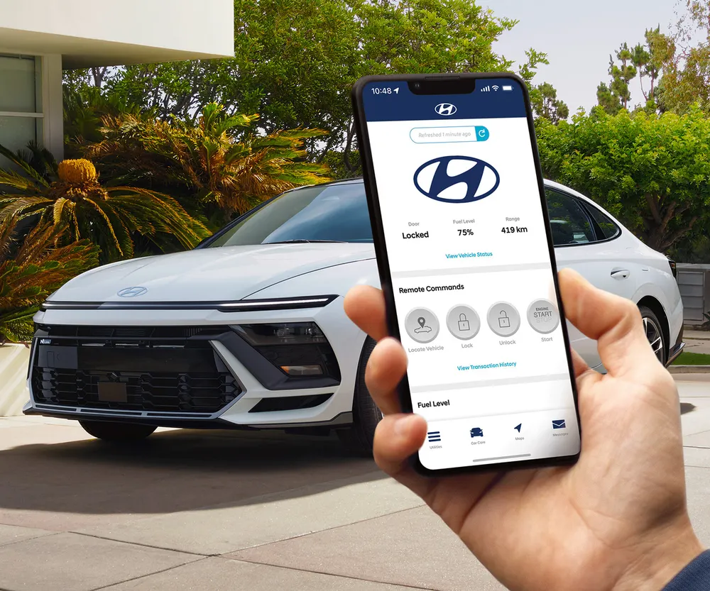 Bluelink&reg; connected vehicle system