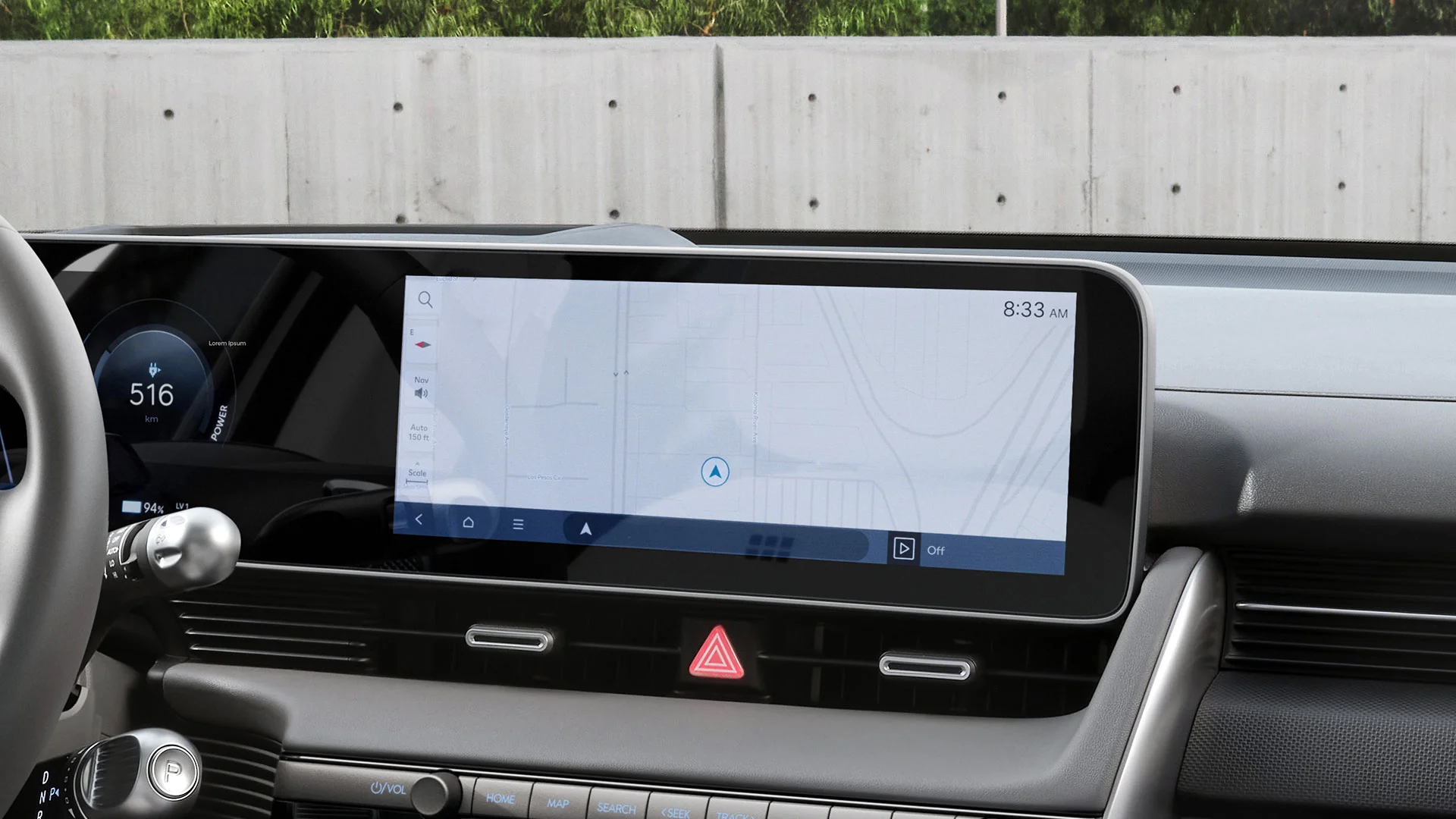 The 12.3” infotainment touchscreen gives you easy access to all connectivity and climate control features with a clean, modern look.