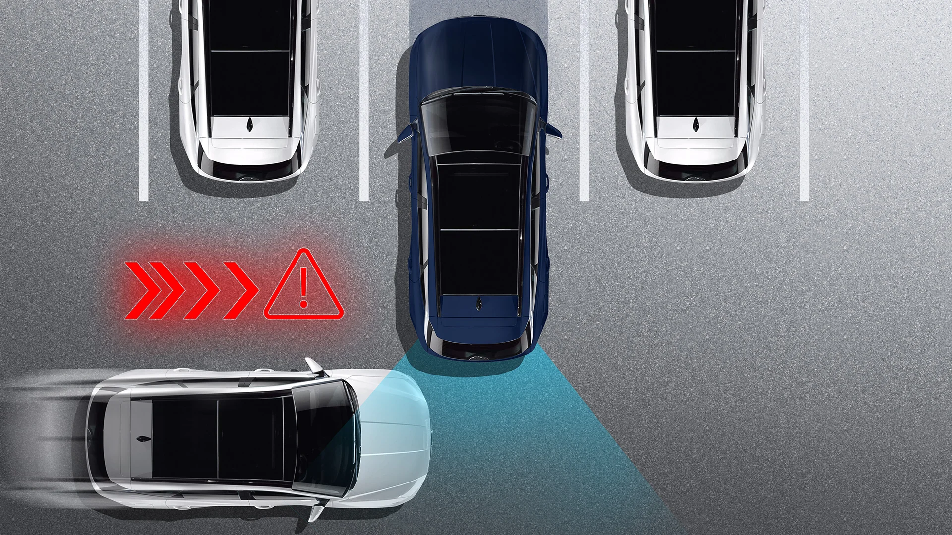 En marche arrière dans un environnement de faible visibilité, ce système offert de série avertit le conducteur de l’approche latérale d’un véhicule, d’un côté ou de l’autre. Il peut même appliquer automatiquement les freins dans certaines conditions si vous ne réagissez pas.