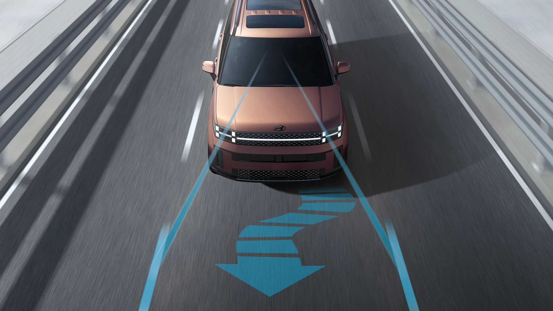 Start drifting outside of your lane without signaling and this standard system is designed to inform you with audible and visual cues. If no action is taken, Lane Keeping Assist can apply corrective steering assistance to help keep the vehicle within the lane markings.